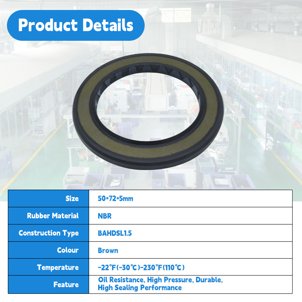 厂家供应马达油封50-72-5 高压油封BAHDSL1.5 50*72*5 DMHUI