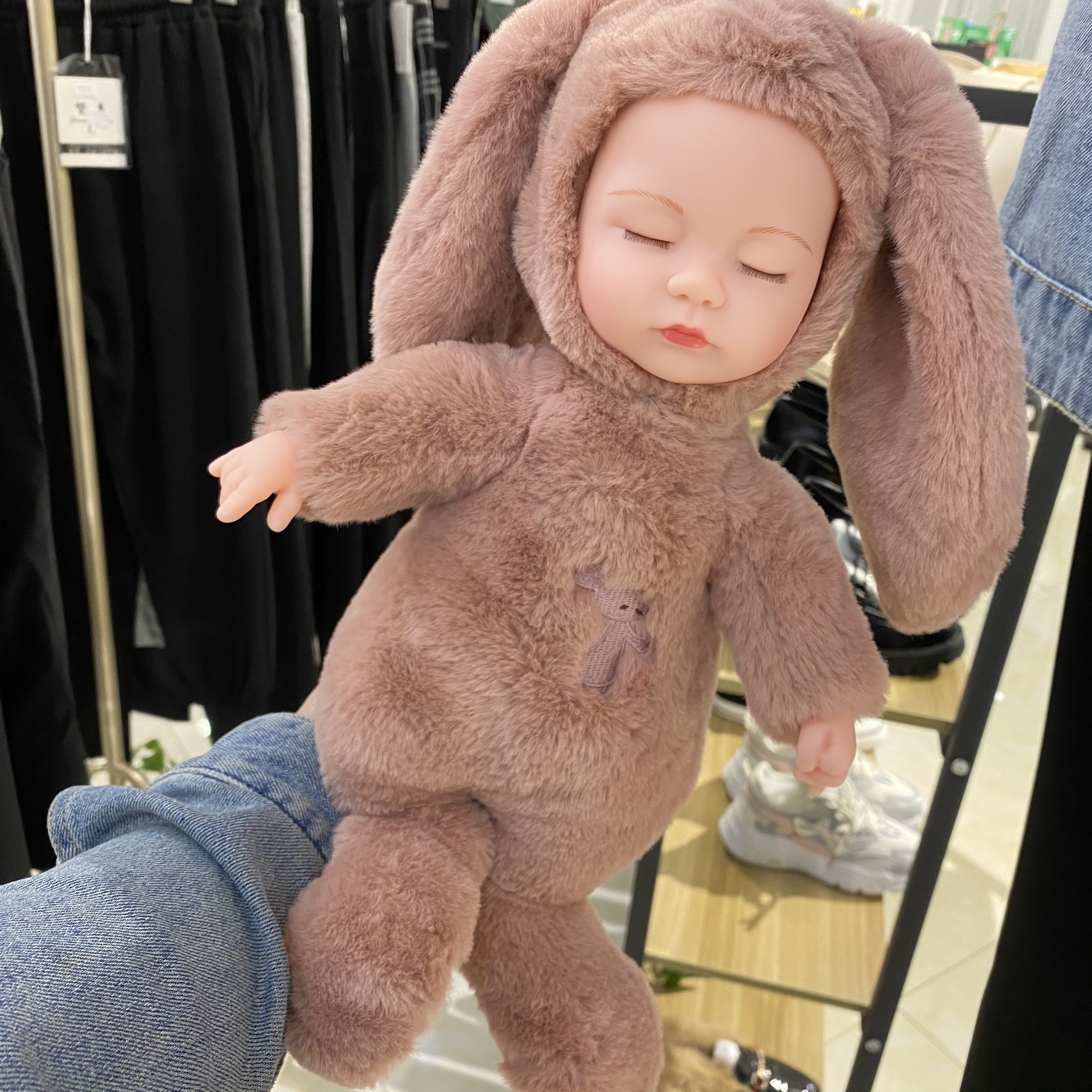 紫萝公主仿真婴儿洋娃娃女生情人节公仔睡眠安抚玩偶女孩毛绒玩具