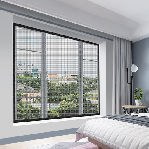 窗户防蚊纱窗纱网自装自粘磁铁