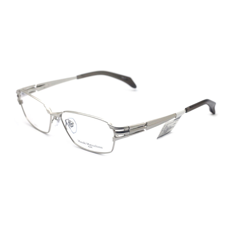 日本Masaki松岛正树眼镜框男超轻纯钛全框商务斯文眼镜架MF-1224