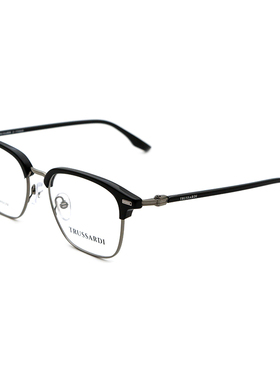 TRUSSARDI眼镜框杜鲁萨迪可配度数近视钛架眉线框男女款 TSM1030T