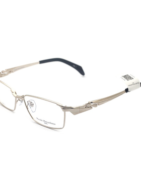 日本Masaki松岛正树眼镜框男超轻纯钛全框商务斯文眼镜架MF-1242