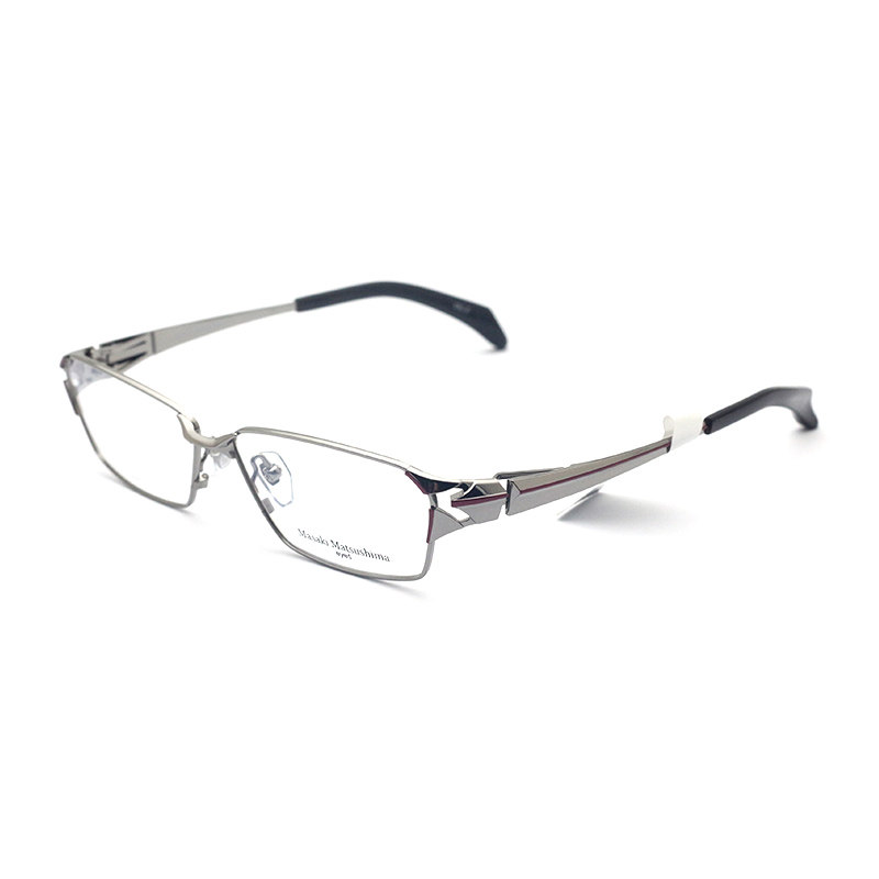 日本Masaki松岛正树眼镜框男超轻纯钛全框商务斯文眼镜架MF-1229