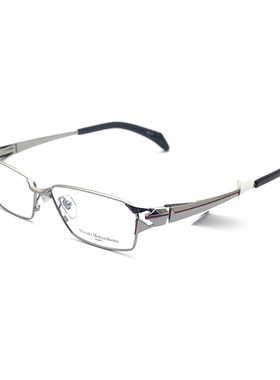 日本Masaki松岛正树眼镜框男超轻纯钛全框商务斯文眼镜架MF-1229