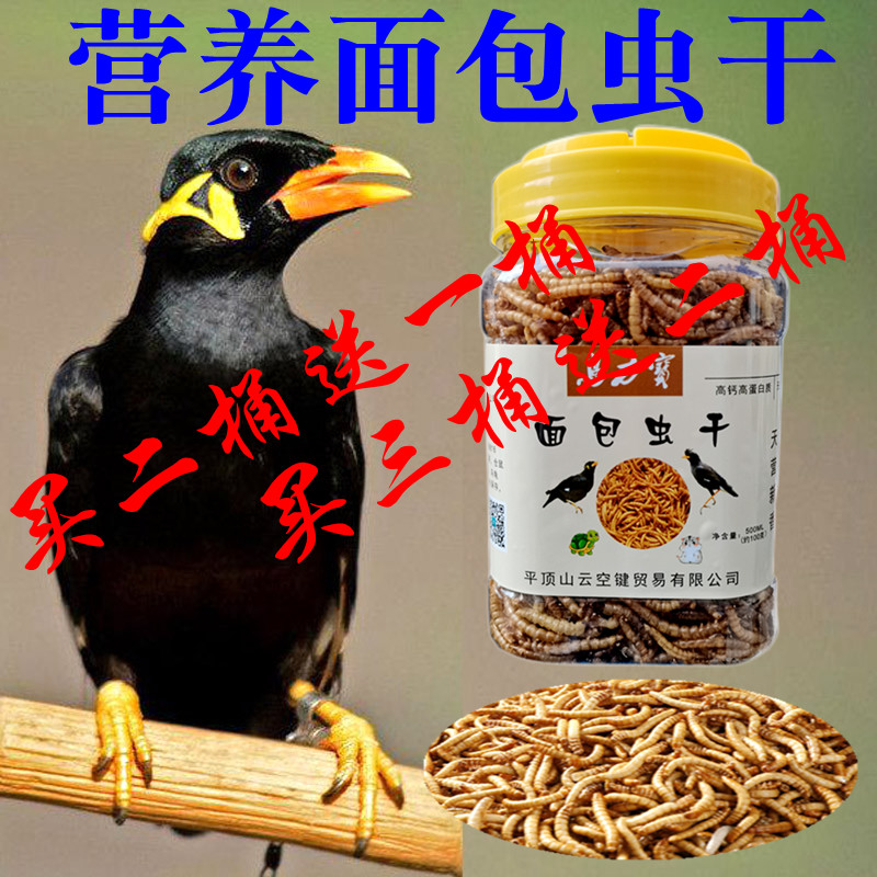 面包面包虫干仓鼠粮食鸟类鸟力宝