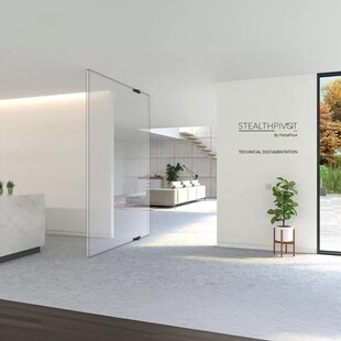 比利时/Stealth Pivot XL 75kg 150kg隐形木门自动偏轴中轴铰链