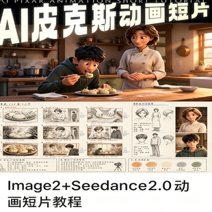 AI皮克斯动画短片Image2Seedance2.0制作教程
