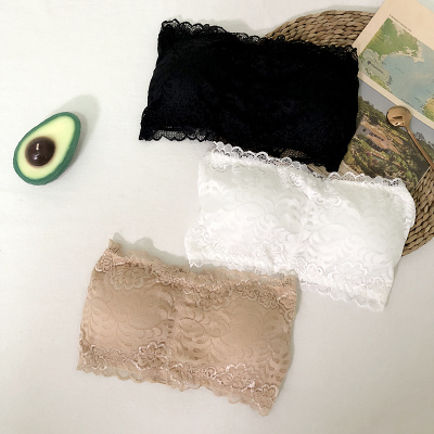 蕾丝裸胸防滑打底内衣