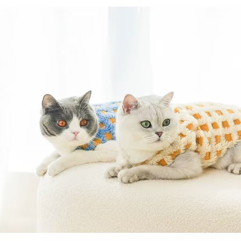 冬季保暖宠物衣服猫咪背心狗狗