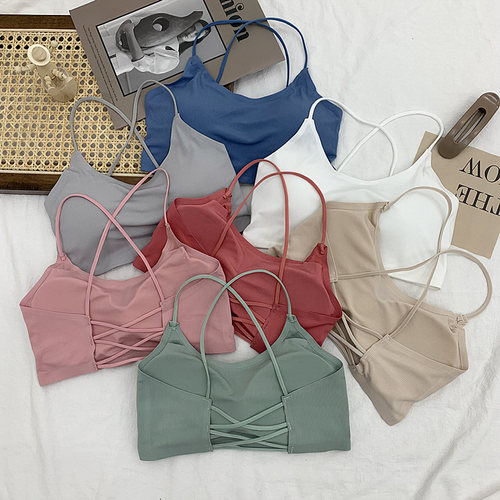 夏季冰丝薄款裹胸白色抹胸