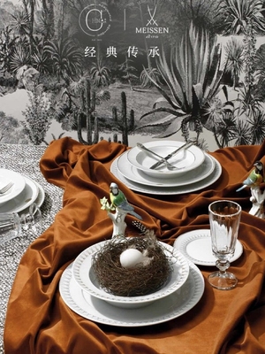 Meissen瓷器NO.41双剑Logo餐盘