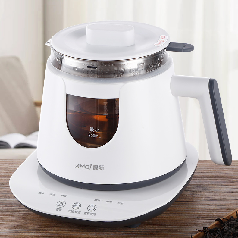 黑茶煮茶器蒸茶壶玻璃煮茶壶蒸茶器烧水保温一体办公家用蒸汽茶壶