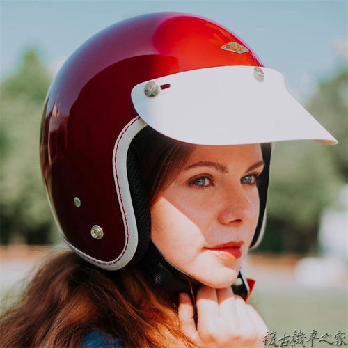 Feture四季摩托车3/4半盔vespa
