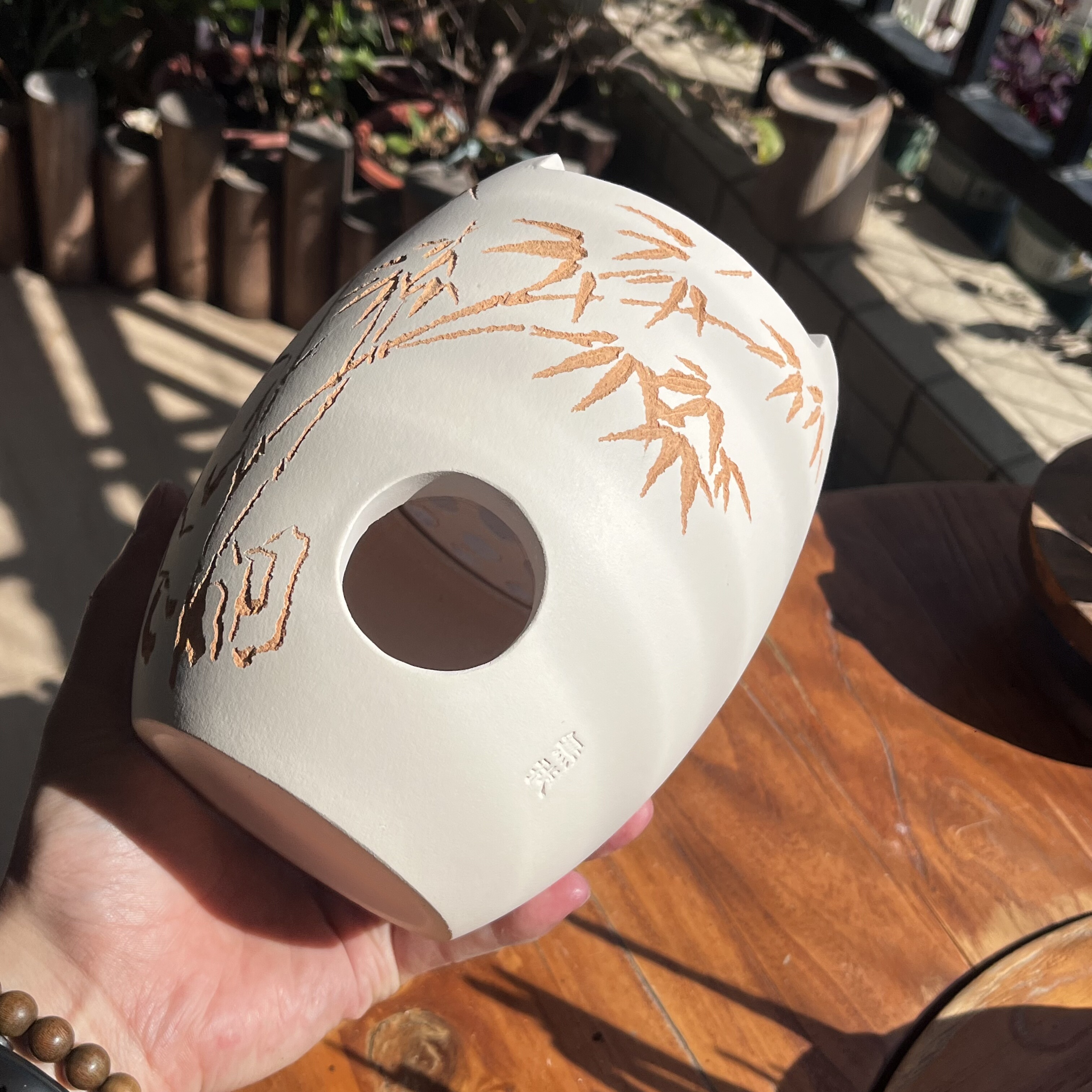 虚怀若谷炉·無我 叶乔制白泥炭炉文人工夫茶器煮茶炉