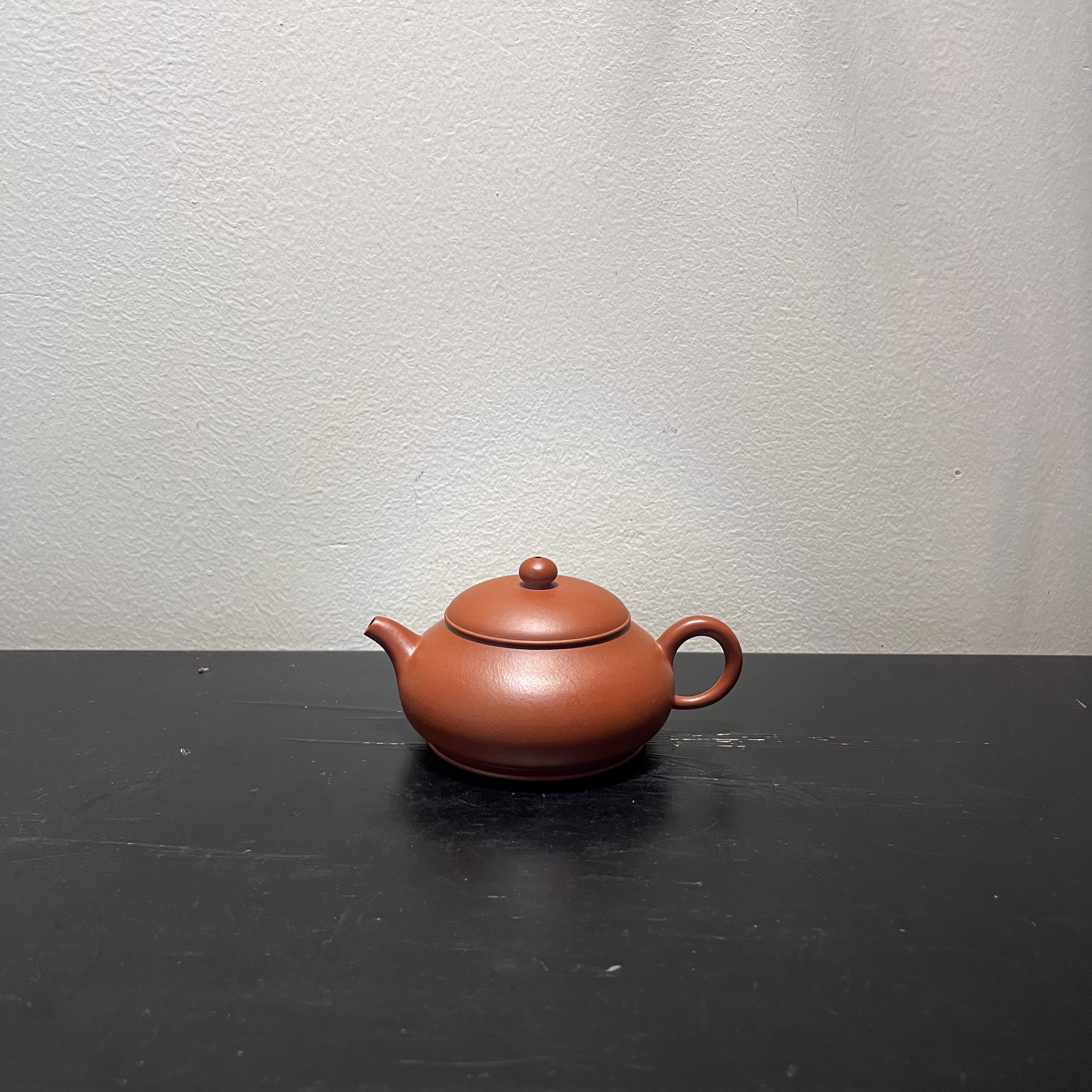 明炉壶 李镇加制紫燕陶坊潮州手拉壶朱泥传统工夫茶器