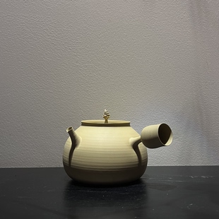 松果砂铫壶·白泥 钟玉鹏潮州砂铫壶文人工夫茶器