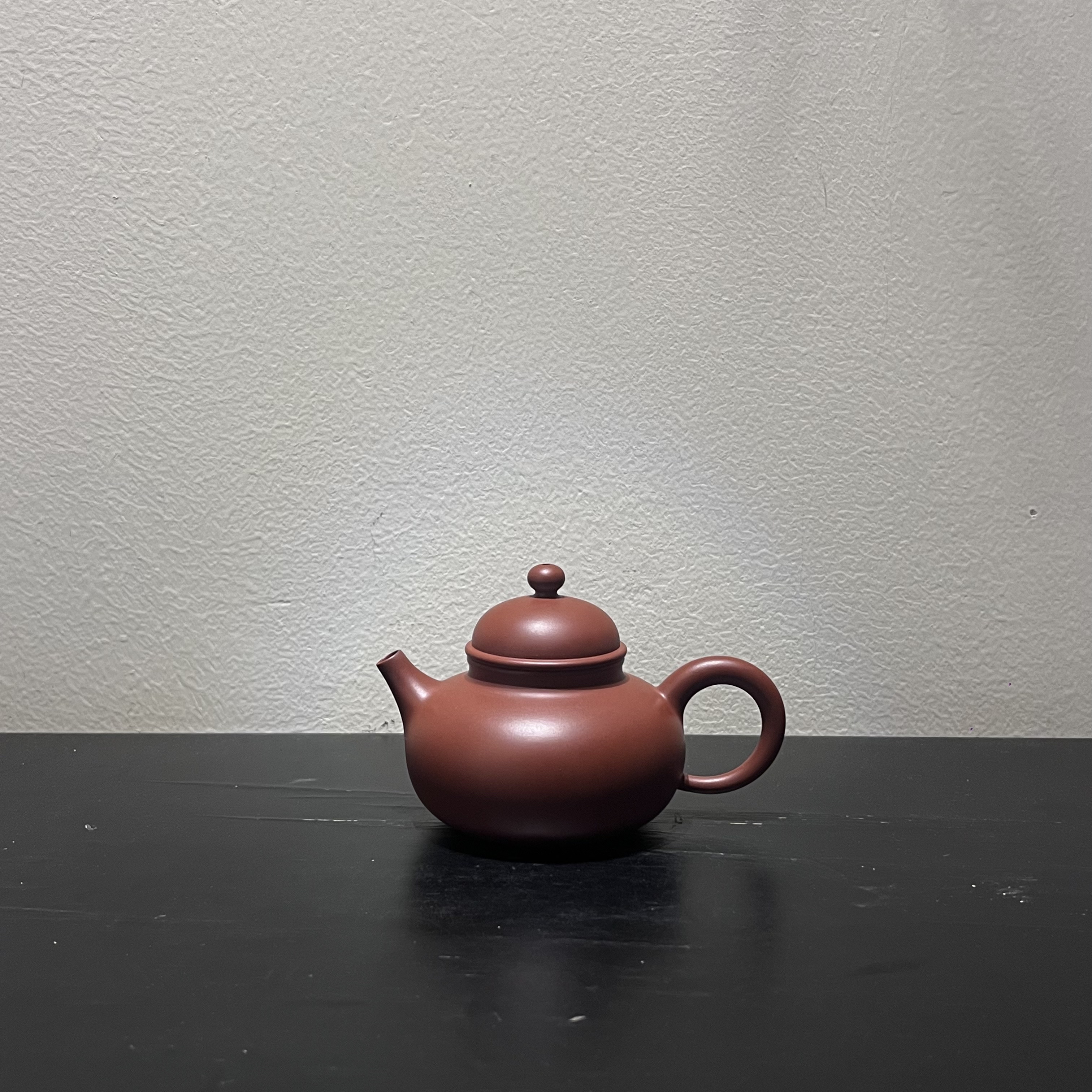 容天壶·邱桂彪制 陈腐老朱泥潮州手拉壶文人茶器