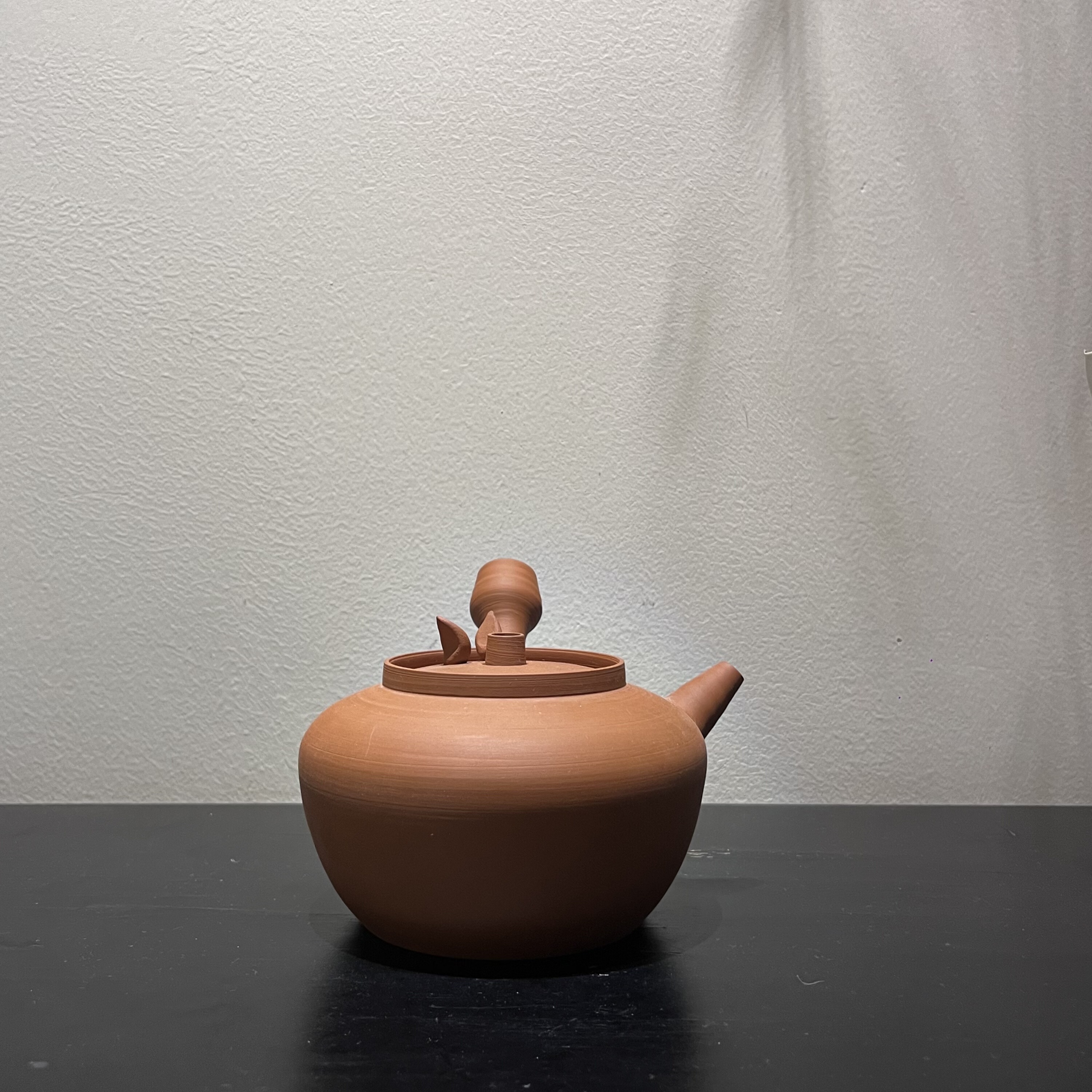 穿心铫·一醉老师制潮州砂铫玉书煨鸡蛋黄朱泥煮水壶潮州工夫茶器