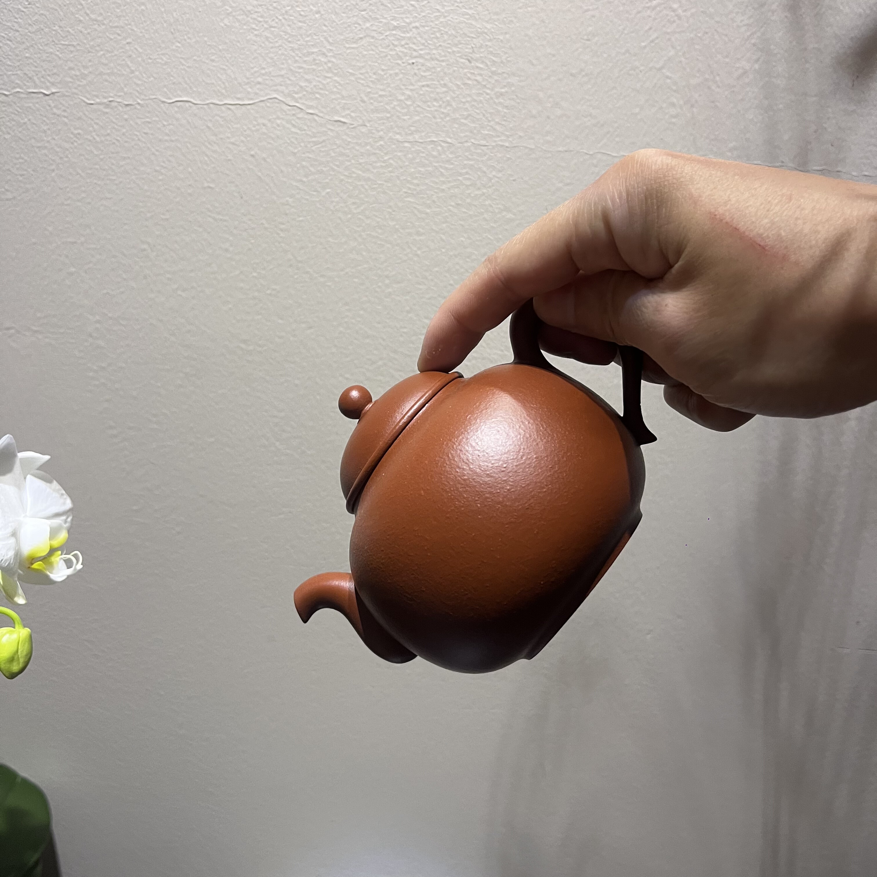 唐美人壶·独1把 正高工吴义永潮州手拉壶朱泥收藏级文人工夫茶器