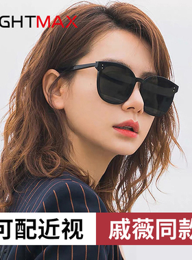 2022新款GM时尚墨镜女板材My M太阳镜明星同款大脸显瘦防紫外线