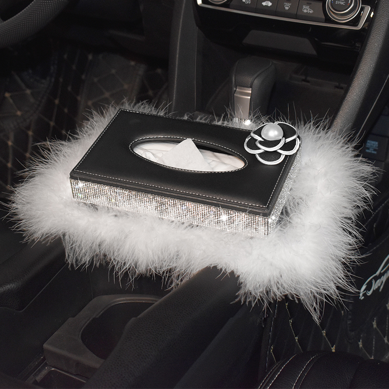 多功能车载抽车内用品创意钻纸巾盒