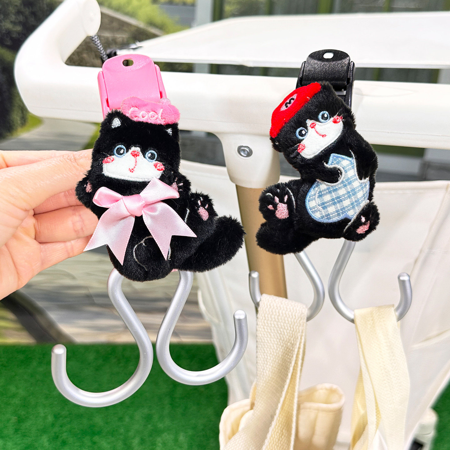 婴儿车实用挂钩推车专用多功能配件适配小虎子丸丫口袋车遛娃通用