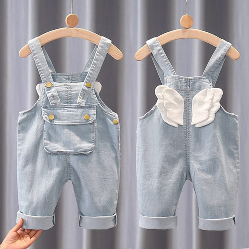 宝宝牛仔背带裤2025婴幼儿