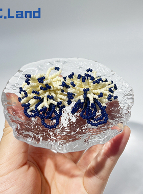 NCLand青花瓷 原创品牌设计 轻奢大牌高级感耳饰 气质文艺范