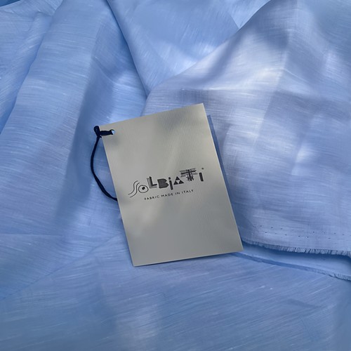 海外直邮进口纯亚麻面料私人订制布匹面料贵妇面料高级布精品面料