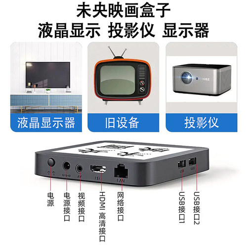 5GWiFi网络机顶盒四核32G影视VIP