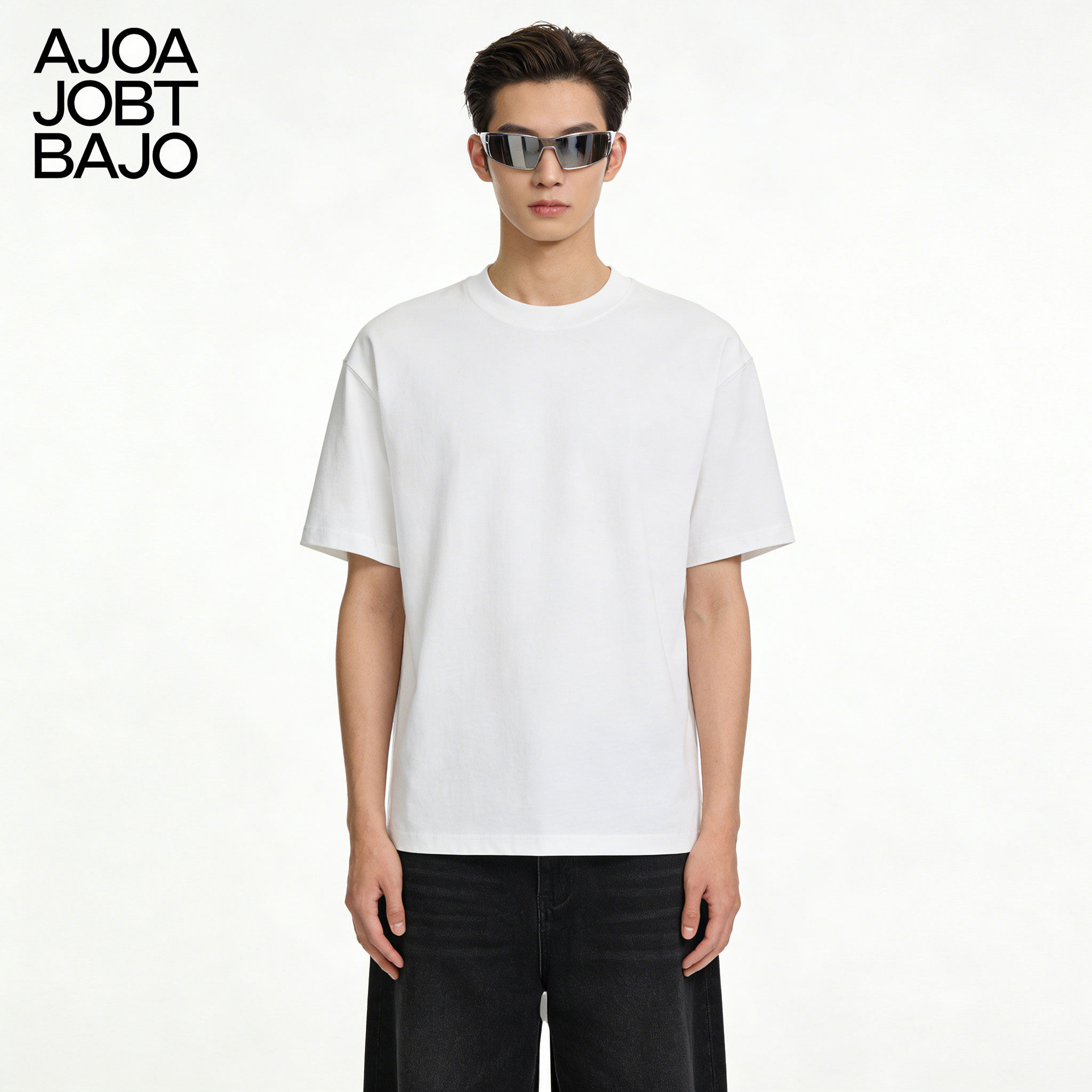 美式潮牌男短袖凉感巴黎棉吸湿速干双层螺纹领口宽松版型淡人穿搭,男装,T恤,淘宝优惠券,粉丝福利购,淘宝优惠卷