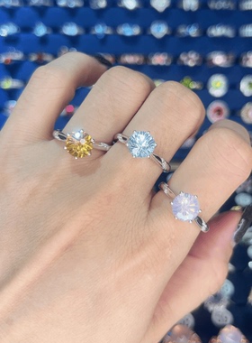 女款礼物百搭饰品天然黄水晶简约