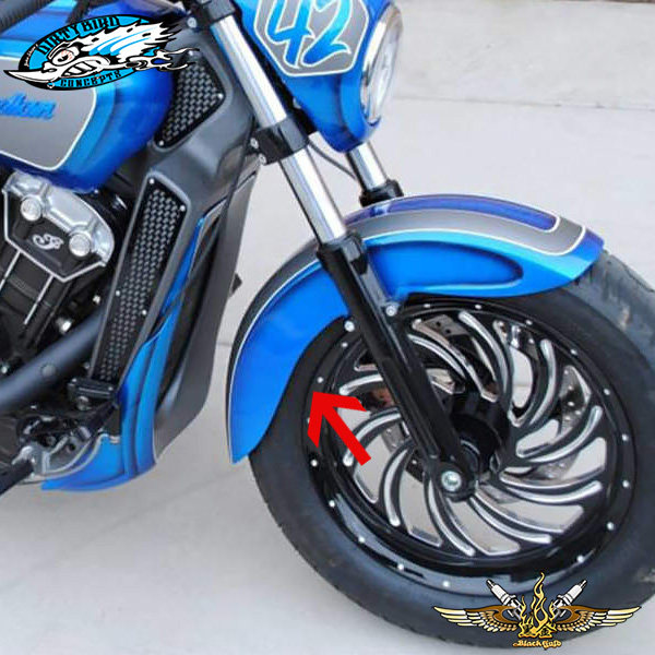 黑金定制印第安改装侦察兵系列Scout bobber60进口短泥瓦前挡泥板