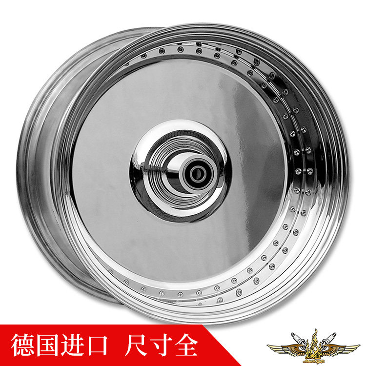 黑金定制哈雷改装软尾运动883 1200戴纳德国进口高端轮毂宽胎轮圈