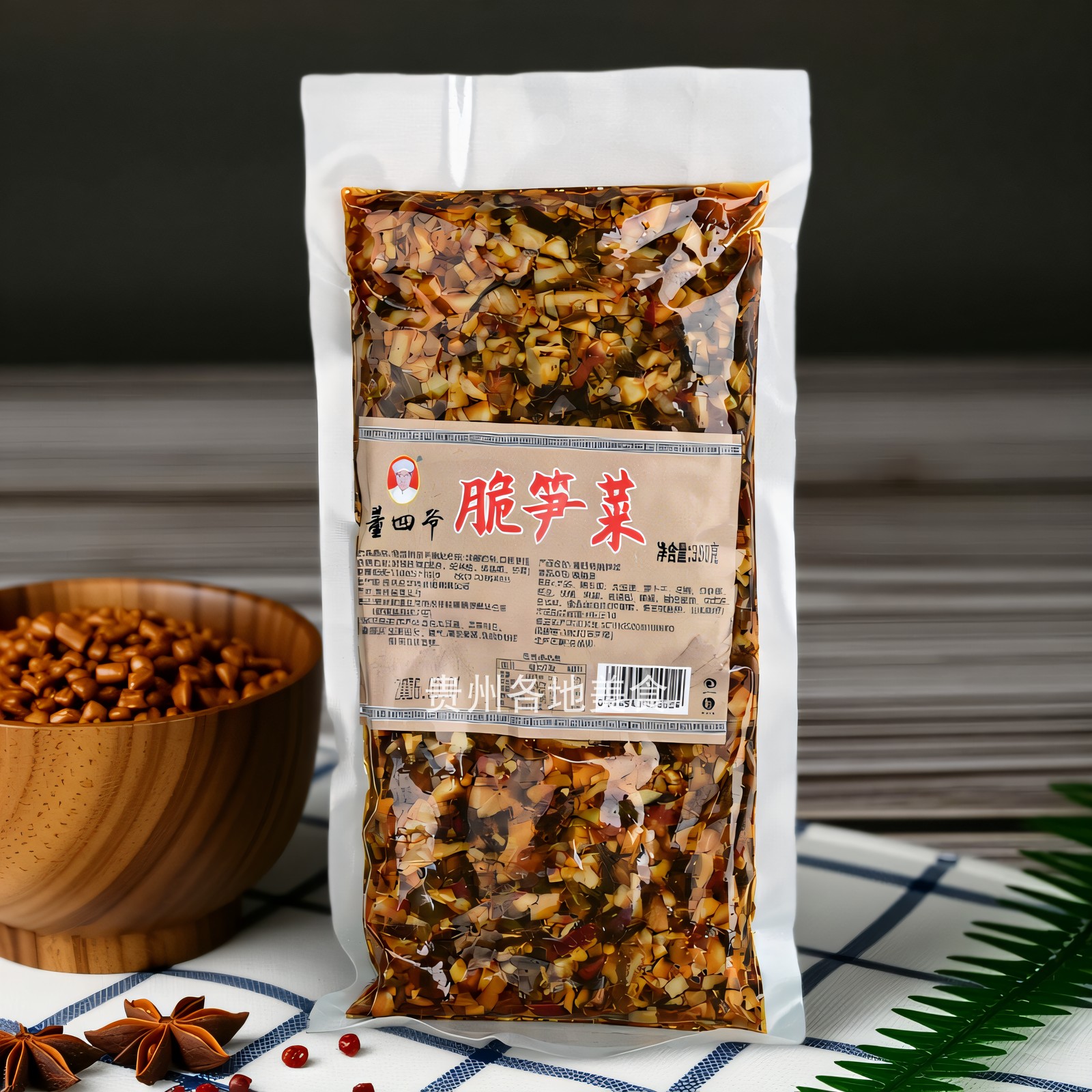 贵州赤水土特产脆笋菜董四爷酱腌菜下饭神器芽菜香辣速食外婆菜