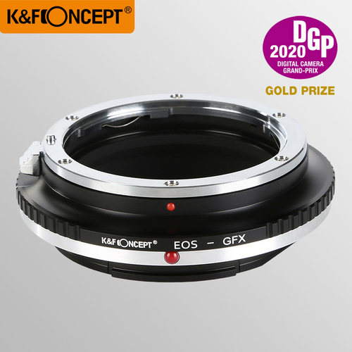 KF concept EF-GFX手动对焦转接环 适用于佳能EF口手动镜头转接富士GFX中画幅相机GFX1002/100S2/50S2等