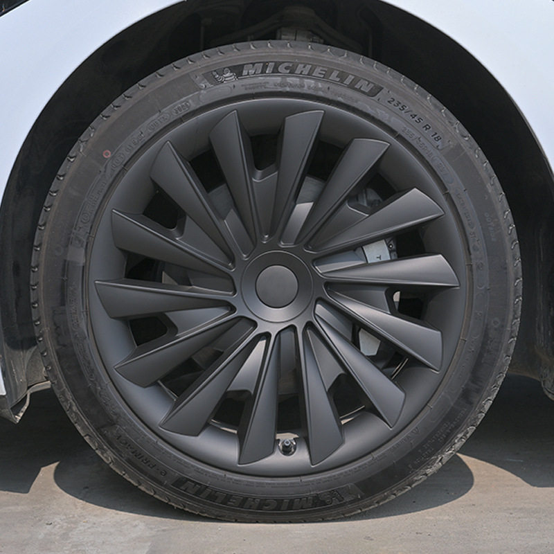 适用于特斯拉Model3焕新款轮毂盖保护圈18寸改装旋风全包边罩版换