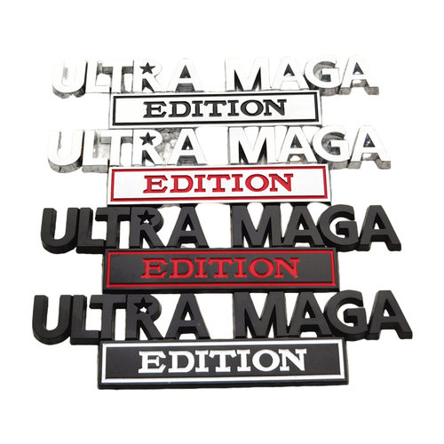 北美站车标ULTRAMAGA金属车贴EDI