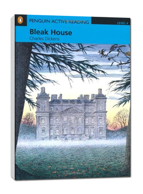 企鹅智能阅读系列 Level 4 Bleak House 荒凉山庄书+CD