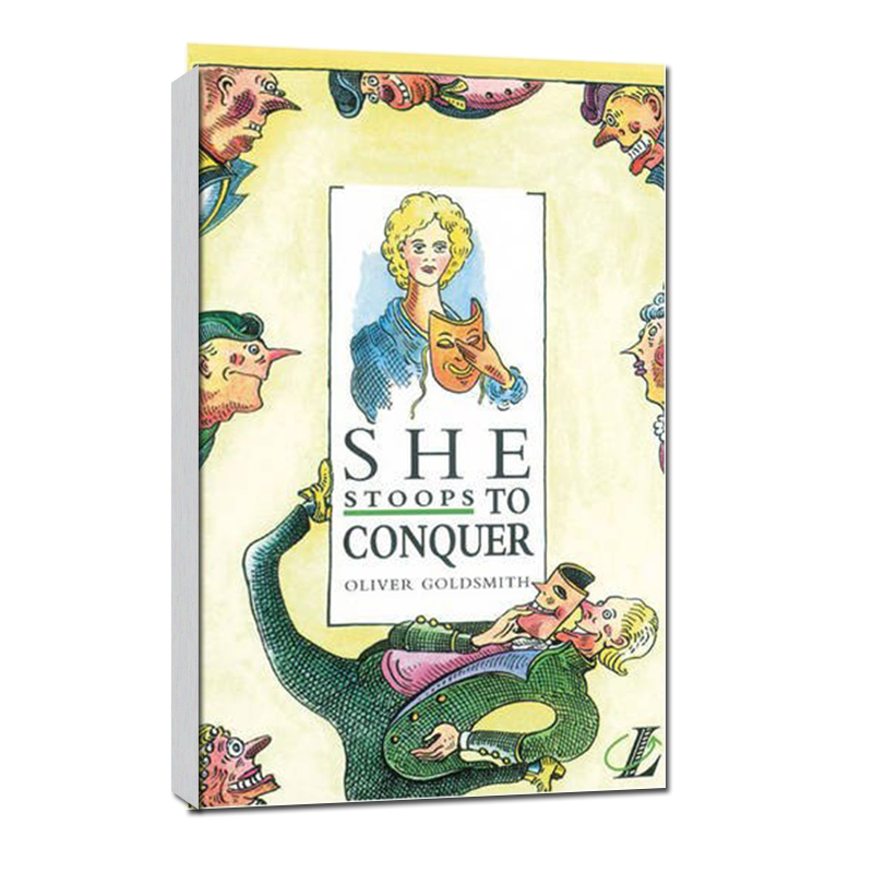 原版英文高中戏剧文学作品 She Stoops to Conquer