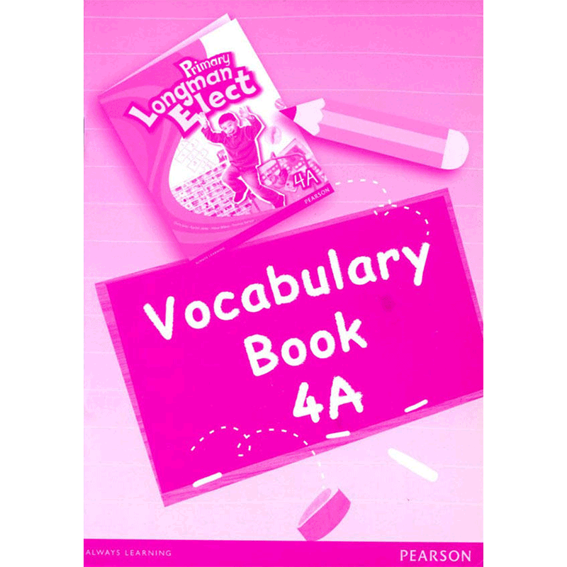 原版进口培生朗文小学6-12岁英语教材 Primary Longman Elect  Vocab4A 词汇练习手册