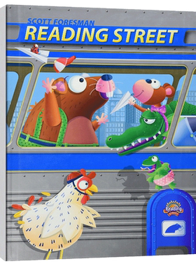 培生原版进口美国小学英文文学 Reading Street  Student Edition Grade  1.4  学生用书第一级  少儿综合阅读