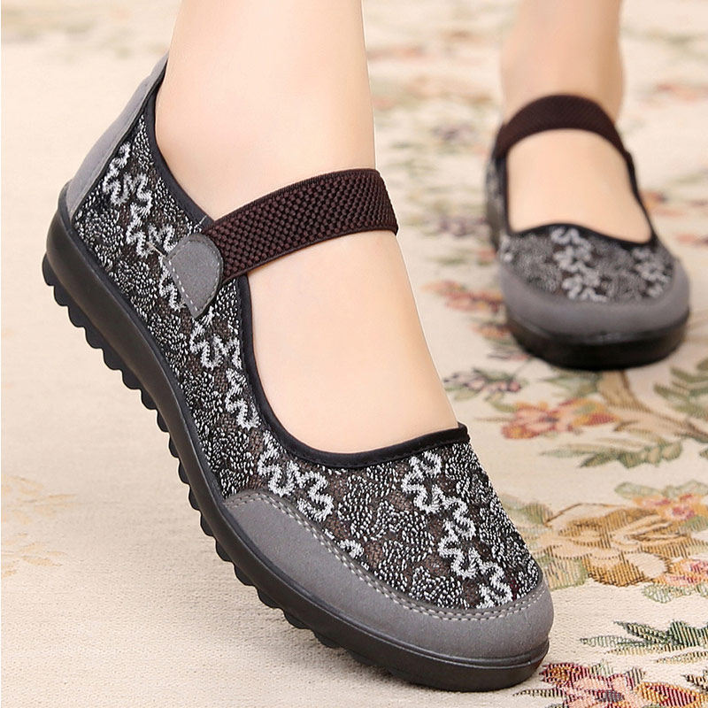 老太太鞋夏季老北京布鞋旗舰店官方正品女鞋中老年人凉鞋工作鞋子在类目 女鞋, 低帮鞋中 - 来自Buy2taobao.com提供专业的淘宝代购服务