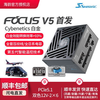 海韵FOCUSV5系列ATX3白金电源