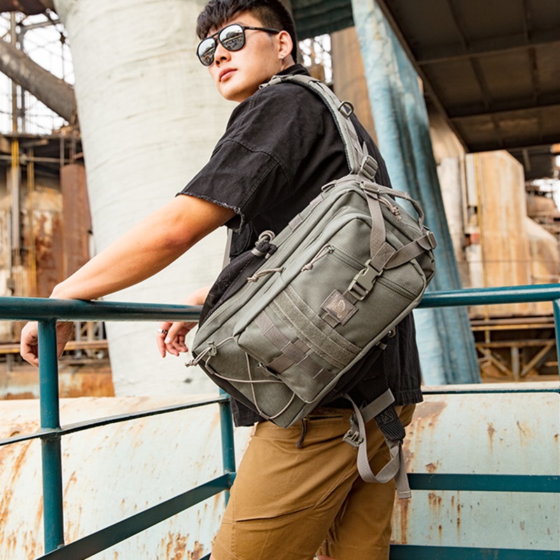 台湾马盖先轻量双肩包侧边水壶袋