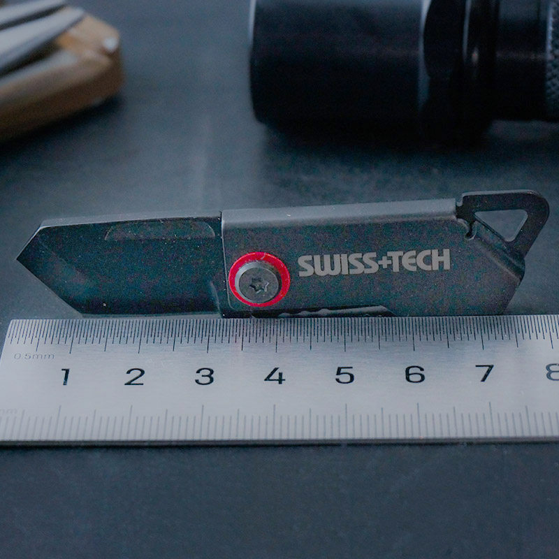 瑞士科技Swiss+Tech户外迷你折叠小刀随身便携开箱拆快递神器实用