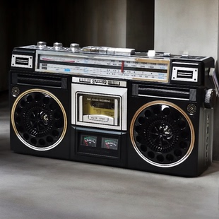 双声道立体声录音机卡带机收录音磁带机立体声收音机