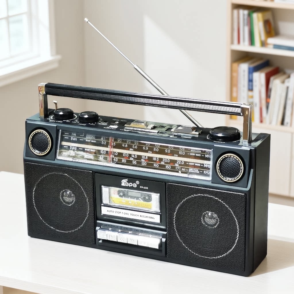 立体声磁带机卡带机录音机收录机收音机蓝牙充电插卡音箱双声道