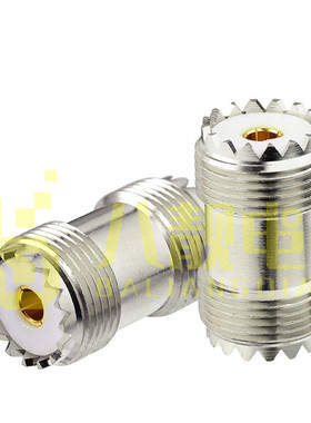 高频头M头母头双通UHF-KK SL16-JJ直通头无线电台车载天线转接头