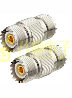 纯铜UHF-KK直通转接头 M母对母粗针射频连接器 SL16-KK双通转换头